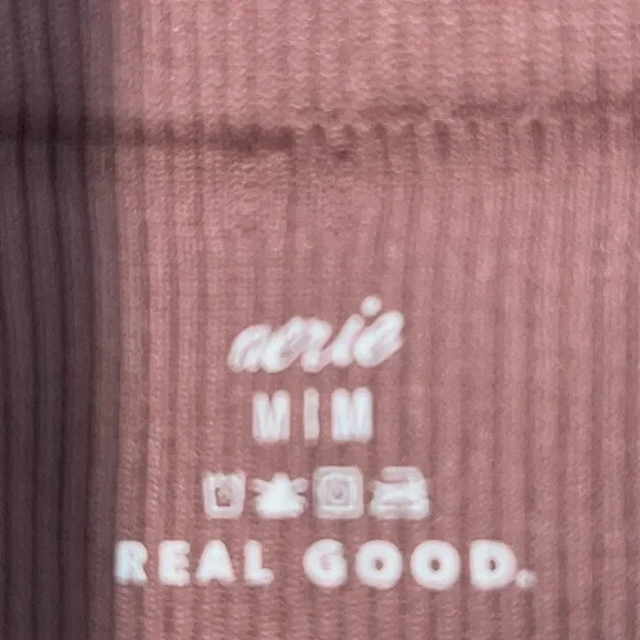 Aerie real good Ribbed Strappy Bralette in Rust pink size M - Picture 7 of 7